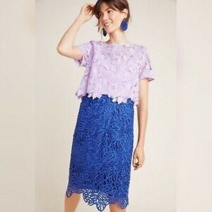 Anthropologie • Eri + Ali GraceAnne Lace Dress